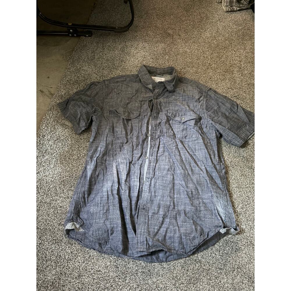 Paper Denim and Cloth mens large button front shirt